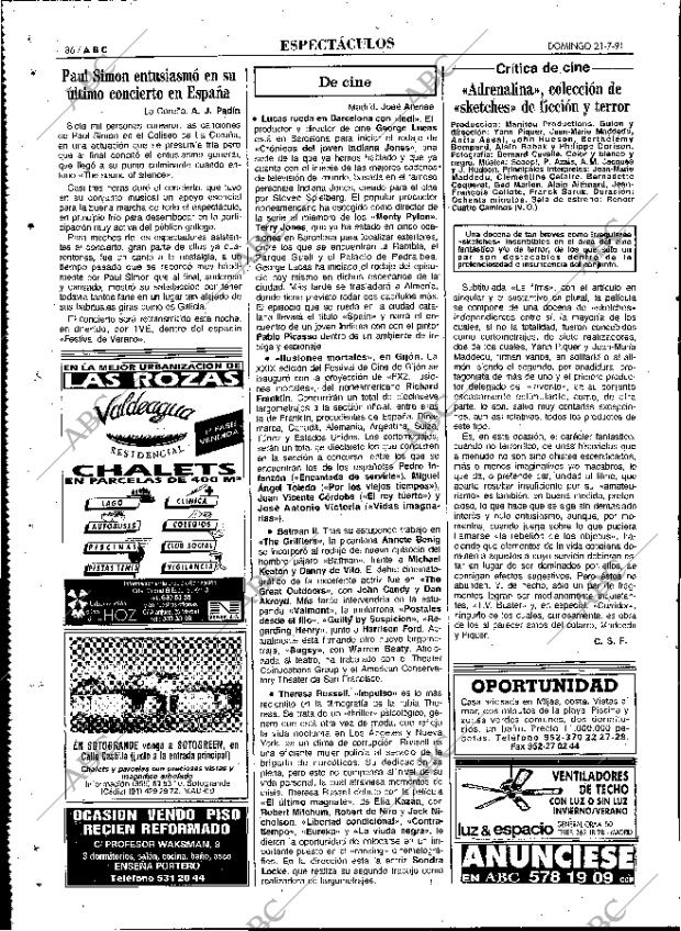 ABC MADRID 21-07-1991 página 86