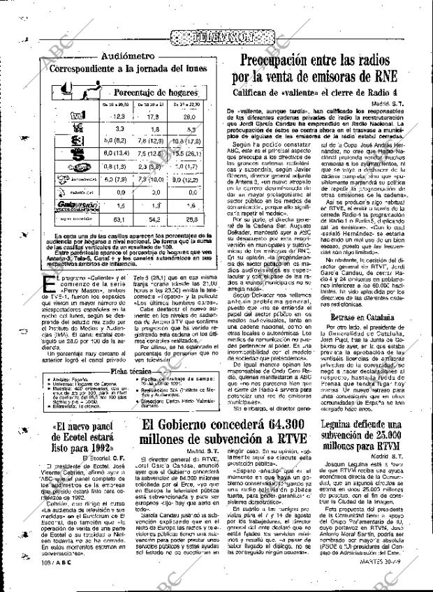 ABC MADRID 30-07-1991 página 108