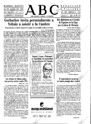 ABC MADRID 30-07-1991 página 13