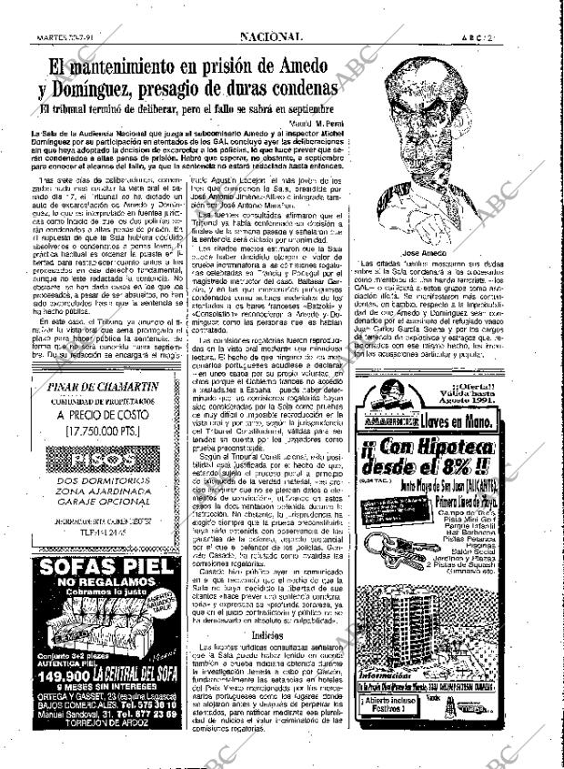 ABC MADRID 30-07-1991 página 21