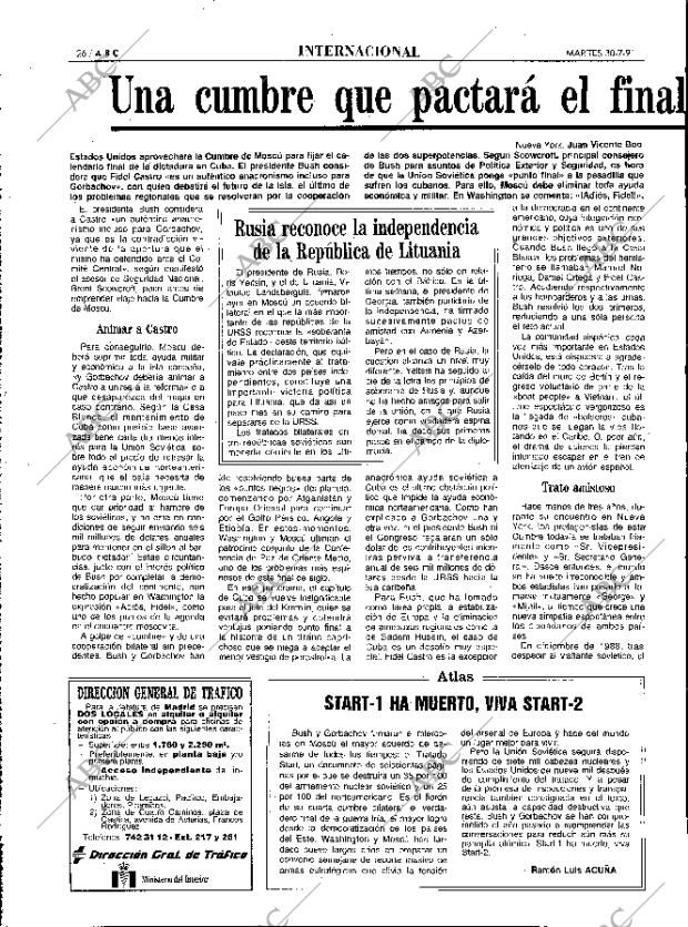 ABC MADRID 30-07-1991 página 26