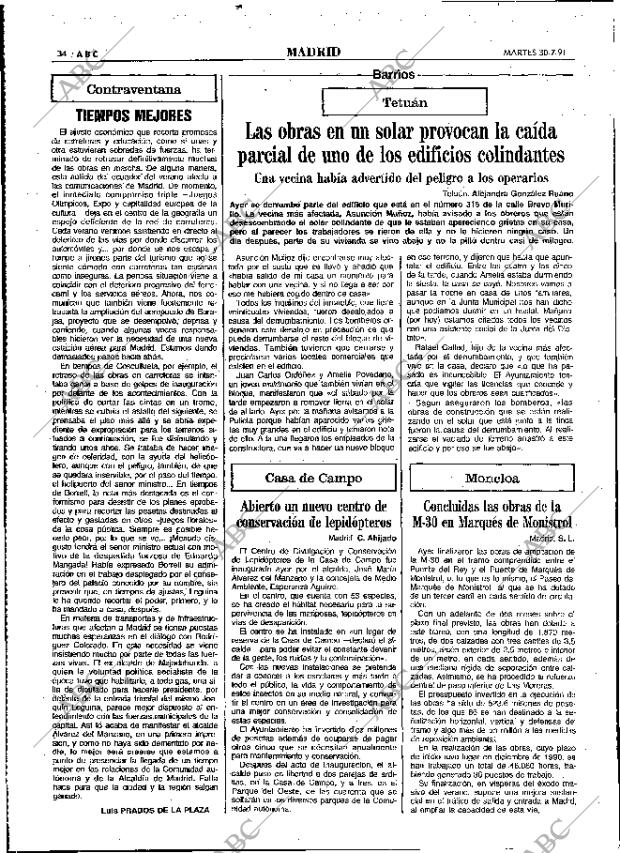 ABC MADRID 30-07-1991 página 34