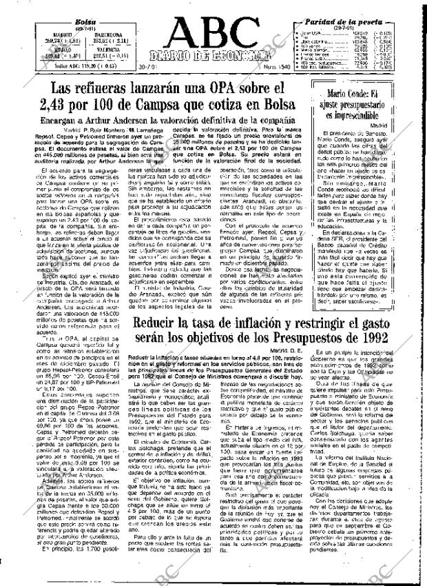 ABC MADRID 30-07-1991 página 43