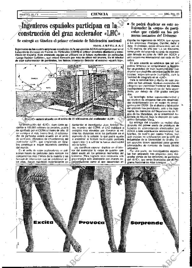 ABC MADRID 30-07-1991 página 65