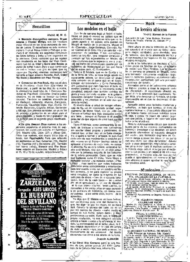 ABC MADRID 30-07-1991 página 80