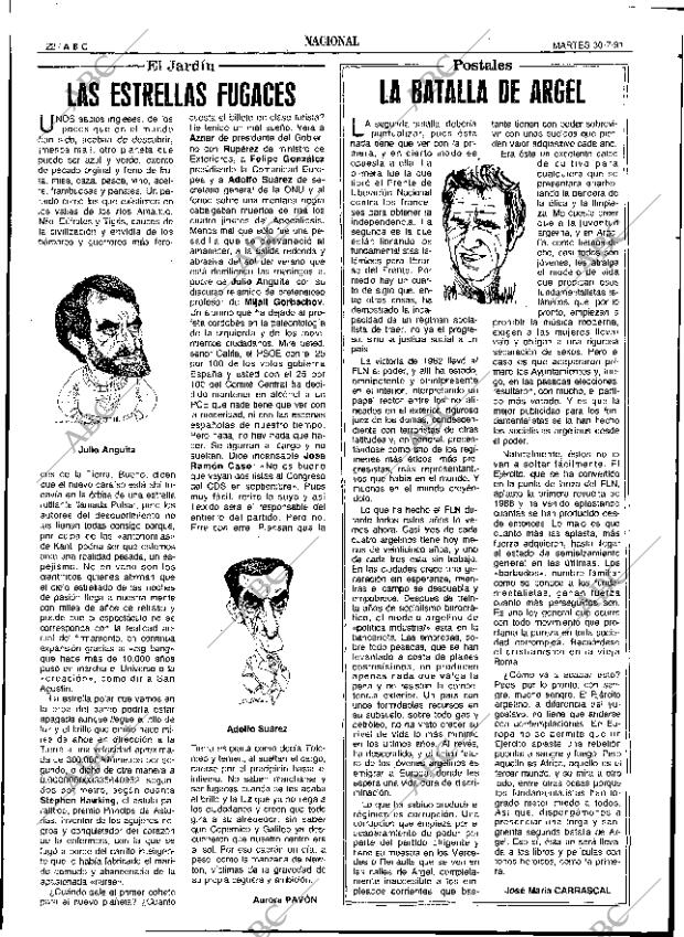 ABC SEVILLA 30-07-1991 página 22