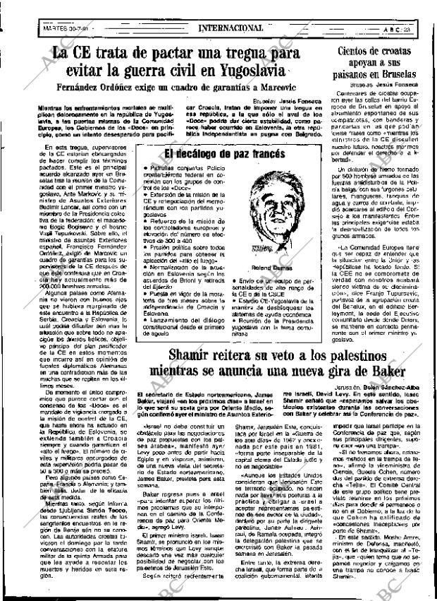 ABC SEVILLA 30-07-1991 página 23