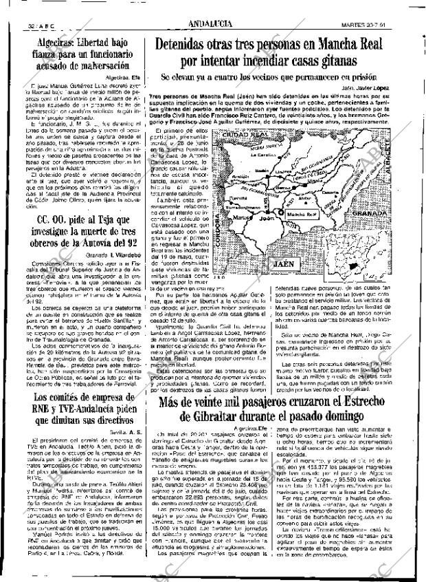 ABC SEVILLA 30-07-1991 página 32