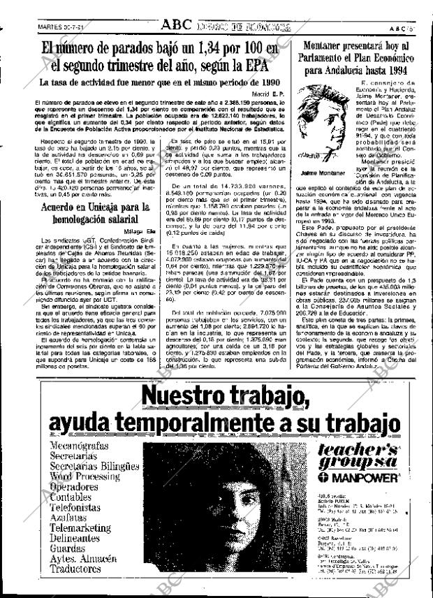 ABC SEVILLA 30-07-1991 página 51