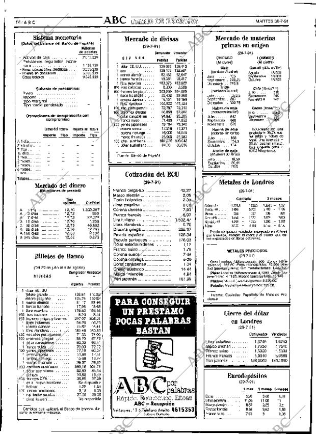 ABC SEVILLA 30-07-1991 página 56