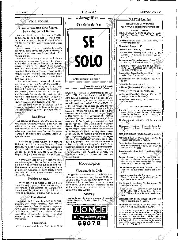 ABC MADRID 31-07-1991 página 36