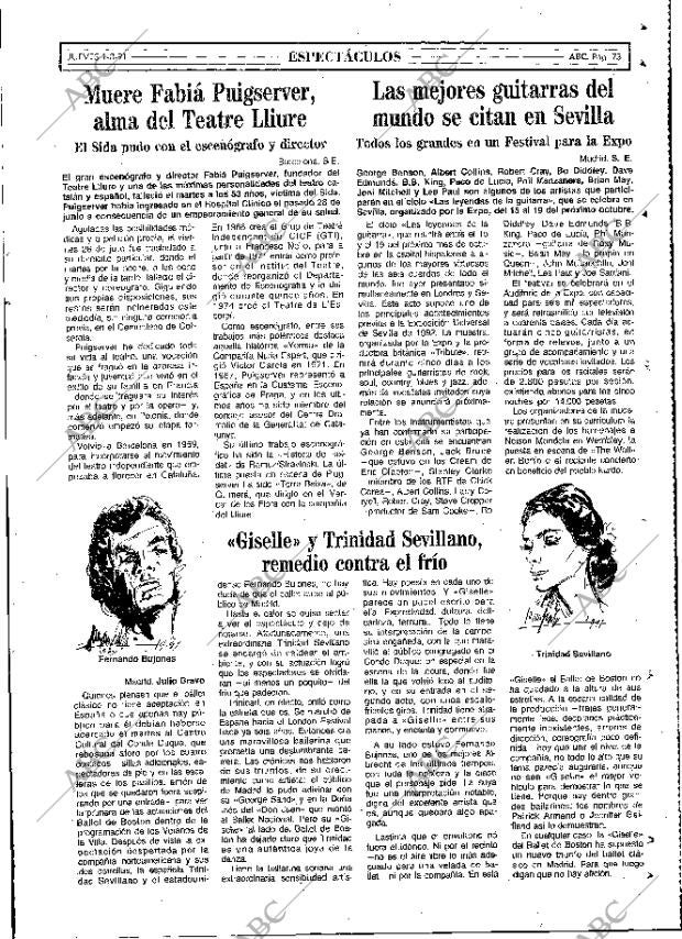 ABC MADRID 01-08-1991 página 73