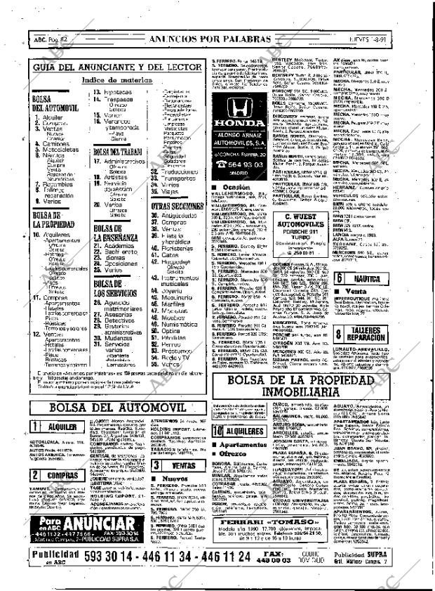 ABC MADRID 01-08-1991 página 82