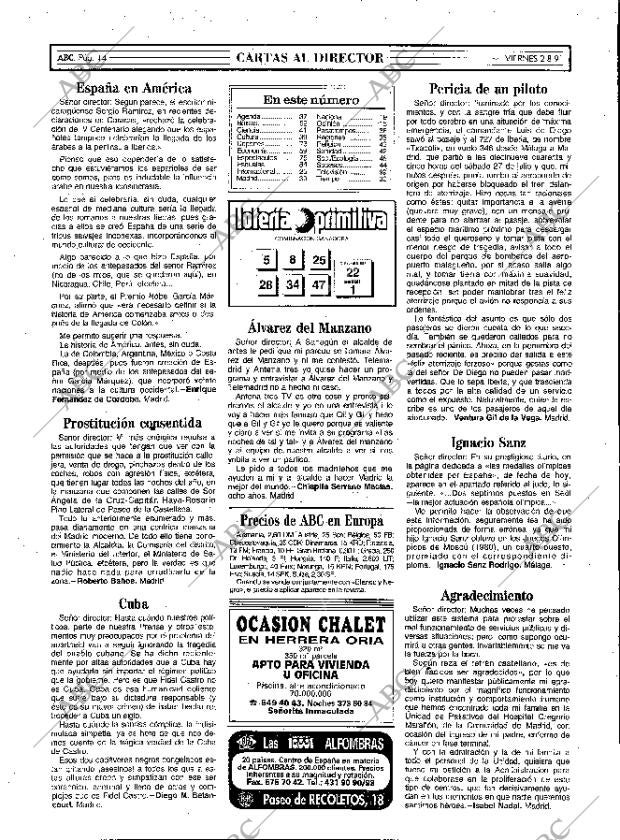 ABC MADRID 02-08-1991 página 14