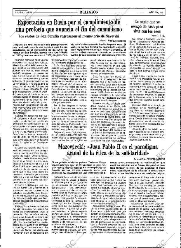 ABC MADRID 02-08-1991 página 43