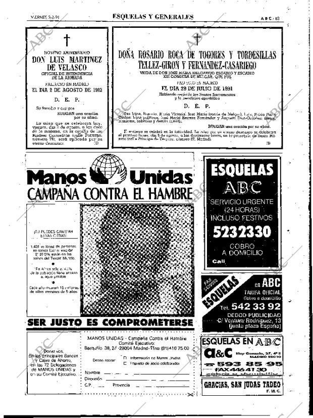 ABC MADRID 02-08-1991 página 83