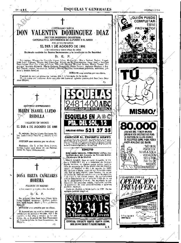 ABC MADRID 02-08-1991 página 84