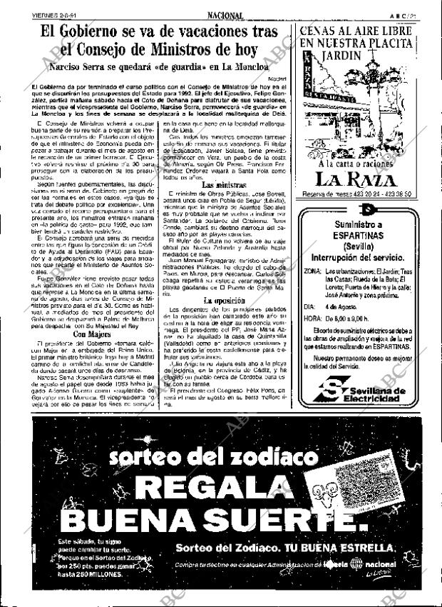 ABC SEVILLA 02-08-1991 página 21