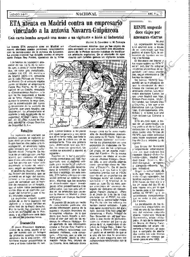 ABC MADRID 03-08-1991 página 17