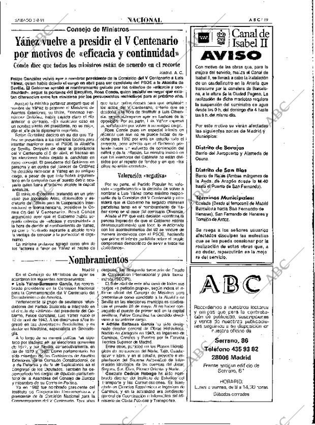 ABC MADRID 03-08-1991 página 19