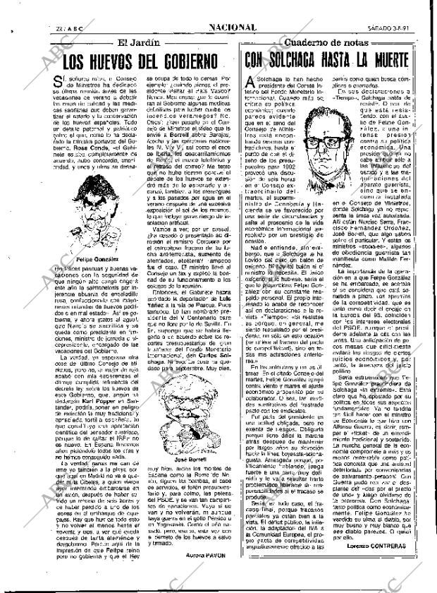 ABC MADRID 03-08-1991 página 22