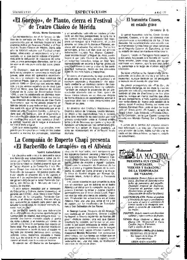 ABC MADRID 03-08-1991 página 77