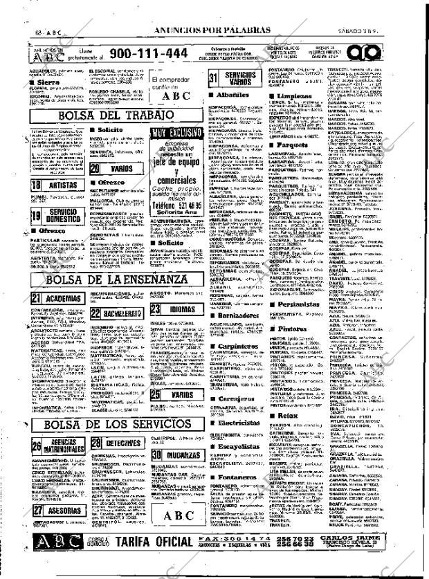 ABC MADRID 03-08-1991 página 88