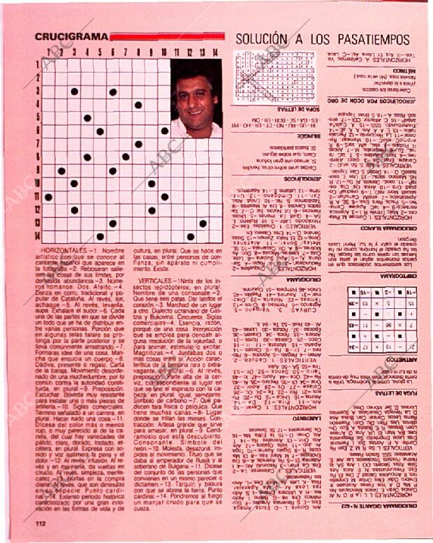 BLANCO Y NEGRO MADRID 04-08-1991 página 112