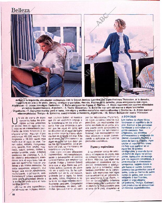 BLANCO Y NEGRO MADRID 04-08-1991 página 88