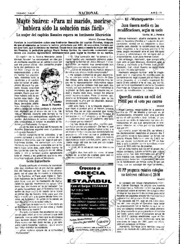 ABC MADRID 10-08-1991 página 19