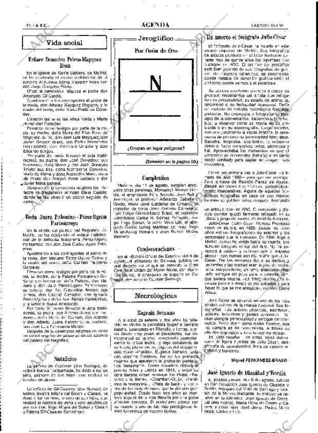 ABC MADRID 10-08-1991 página 32