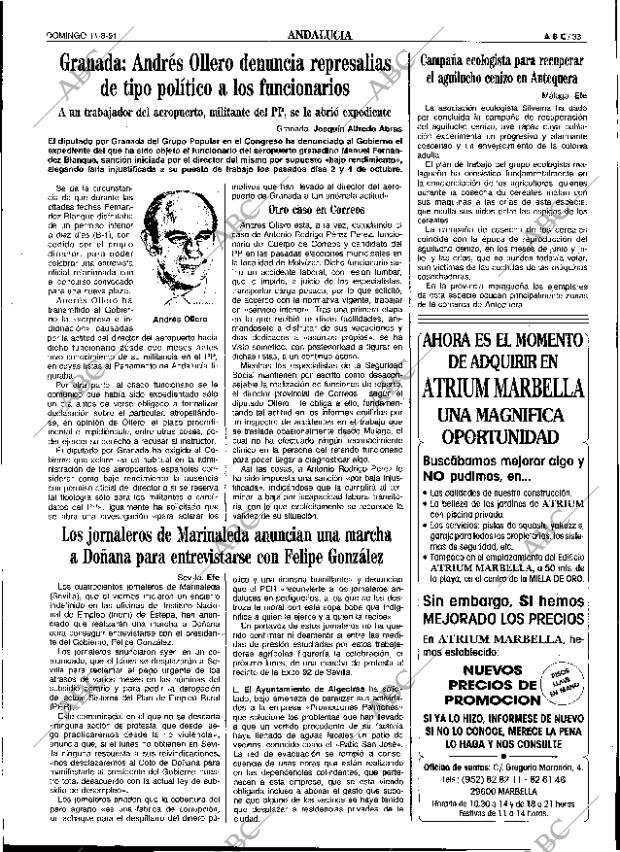 ABC SEVILLA 11-08-1991 página 33