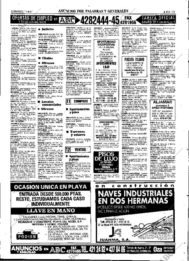 ABC SEVILLA 11-08-1991 página 73