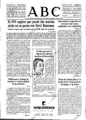 ABC SEVILLA 13-08-1991 página 11