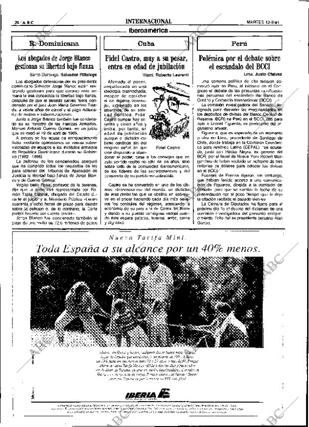 ABC SEVILLA 13-08-1991 página 26