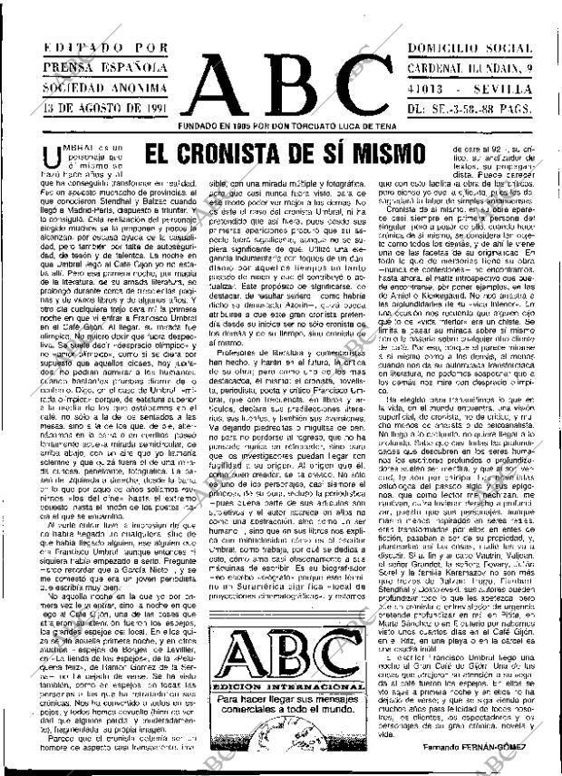 ABC SEVILLA 13-08-1991 página 3