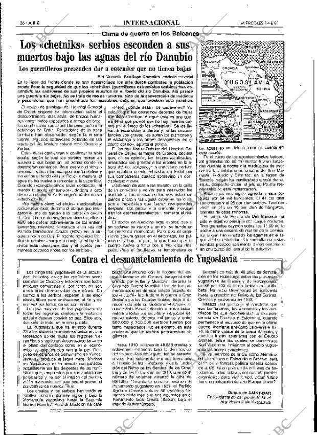 ABC MADRID 14-08-1991 página 26