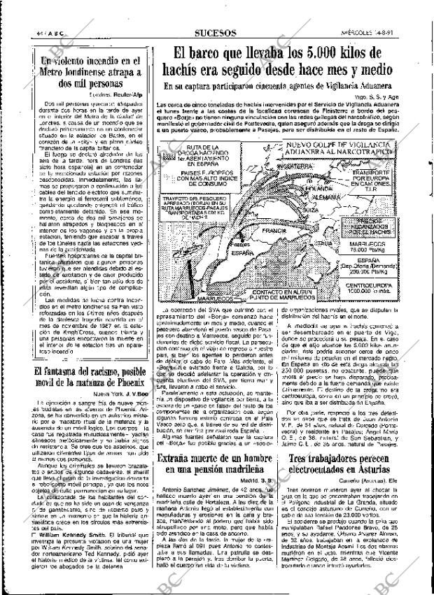 ABC MADRID 14-08-1991 página 44