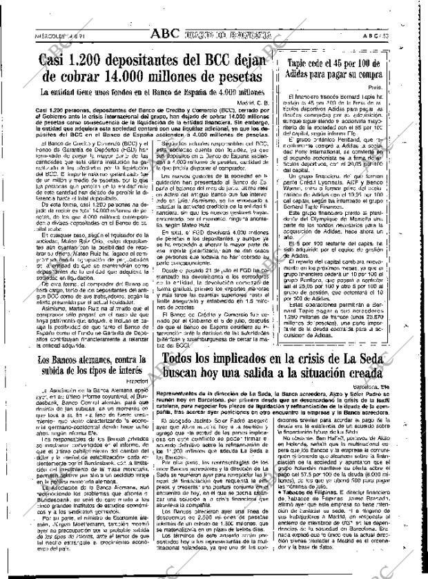 ABC MADRID 14-08-1991 página 53