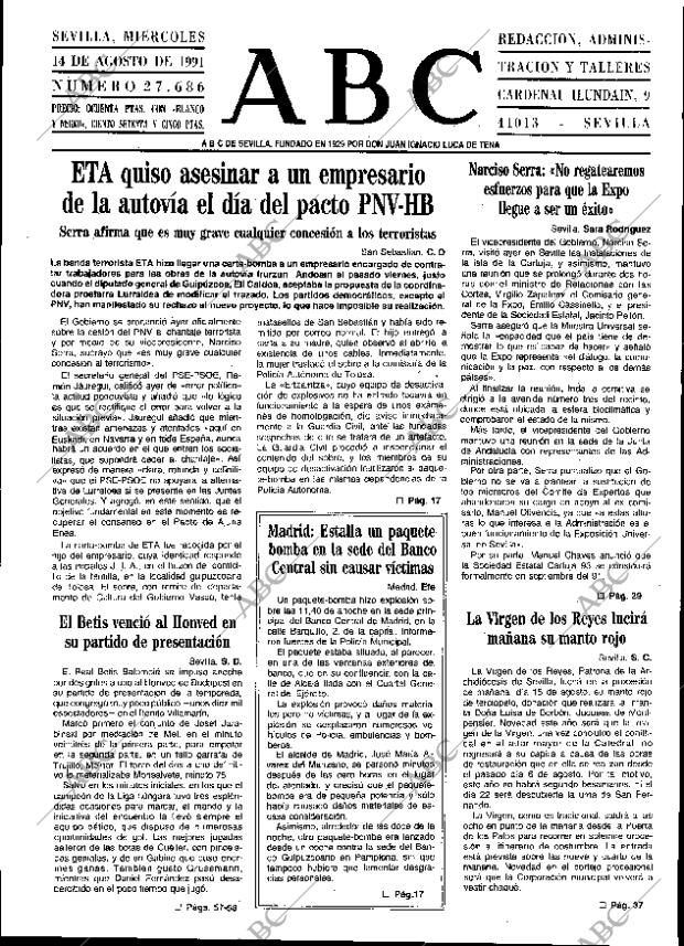ABC SEVILLA 14-08-1991 página 11
