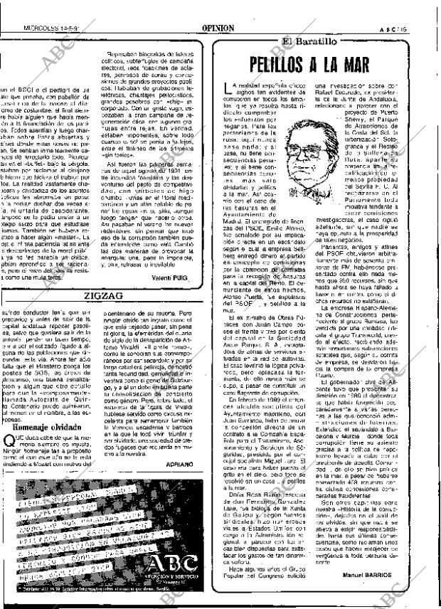 ABC SEVILLA 14-08-1991 página 15