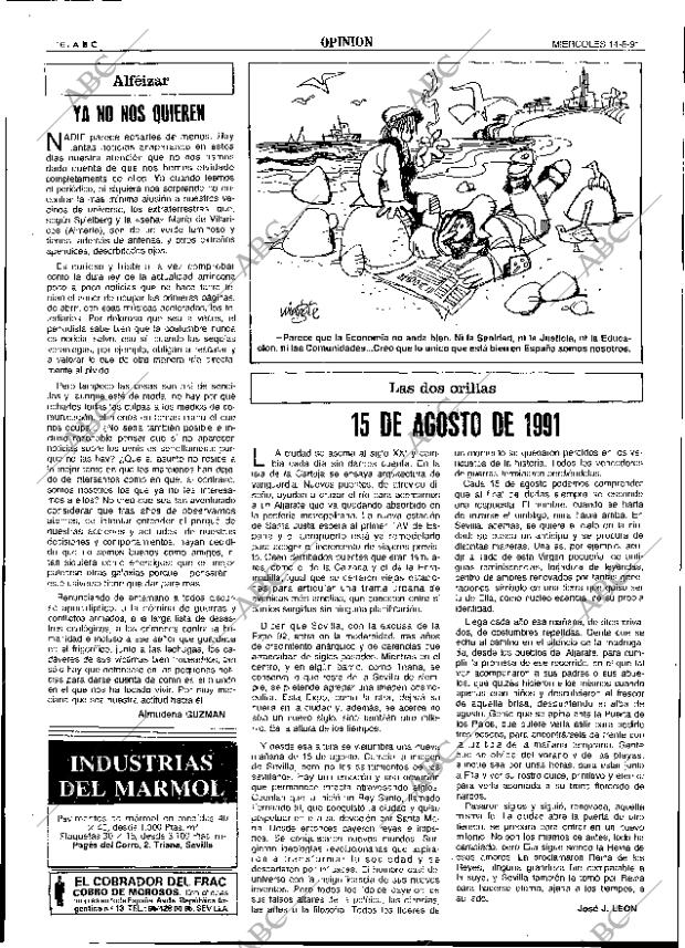 ABC SEVILLA 14-08-1991 página 16