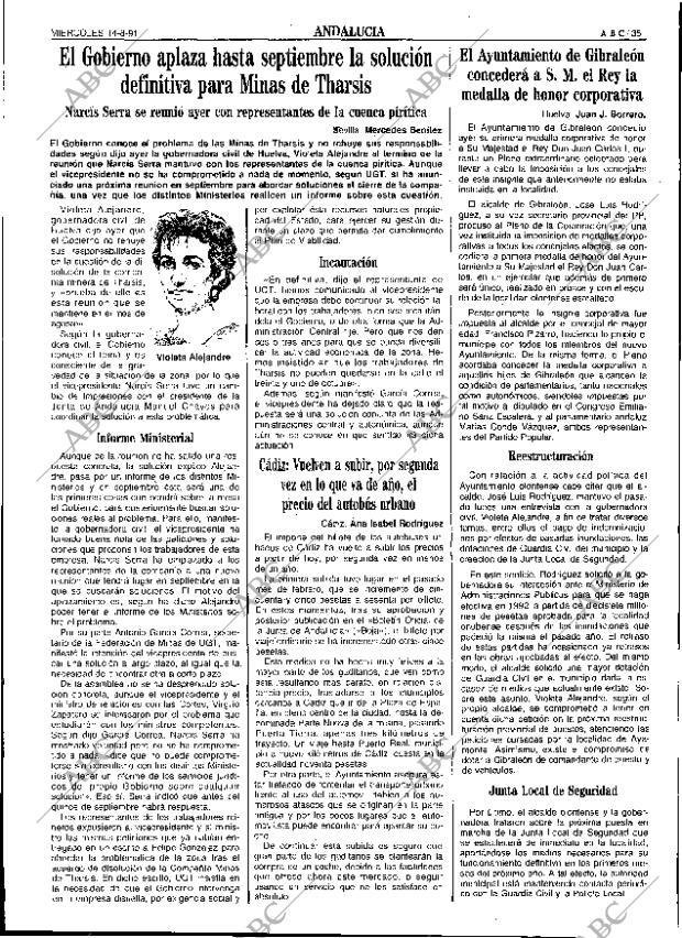 ABC SEVILLA 14-08-1991 página 35
