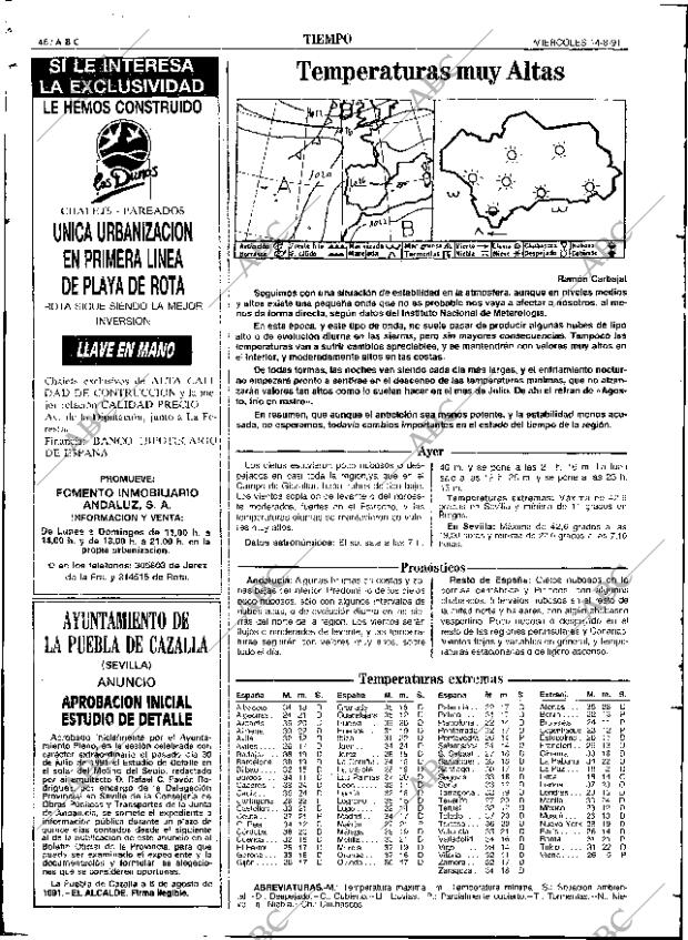 ABC SEVILLA 14-08-1991 página 46