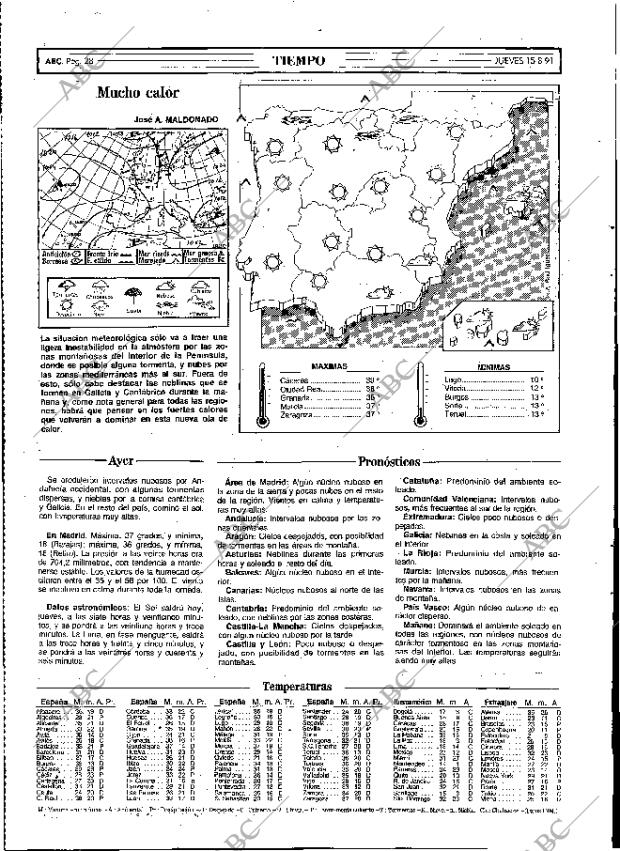 ABC MADRID 15-08-1991 página 28