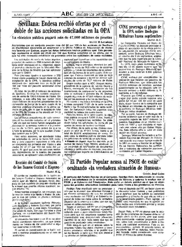 ABC MADRID 15-08-1991 página 49