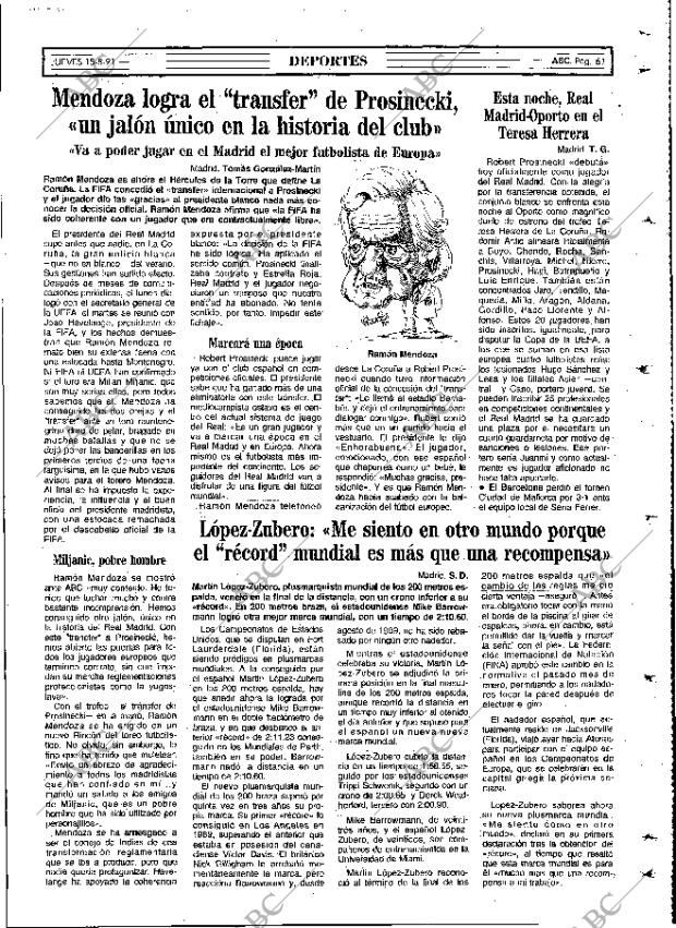 ABC MADRID 15-08-1991 página 61