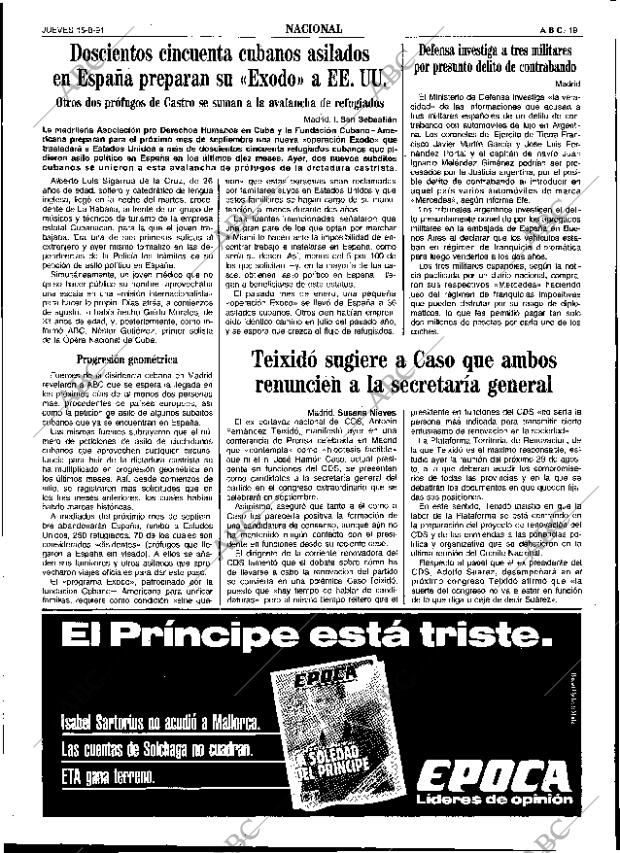 ABC SEVILLA 15-08-1991 página 19