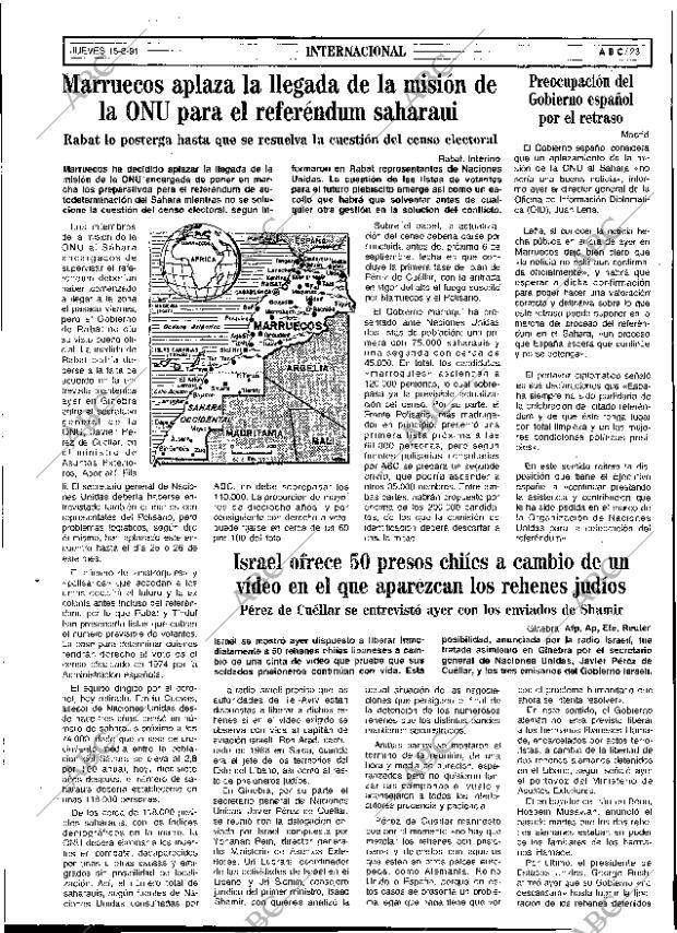 ABC SEVILLA 15-08-1991 página 23
