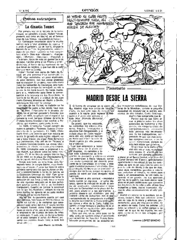 ABC MADRID 16-08-1991 página 16